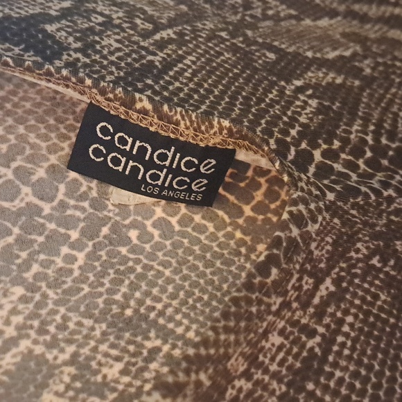 Vintage 90s Y2k snakeskin print mini dress, sz s/m - Picture 6 of 6